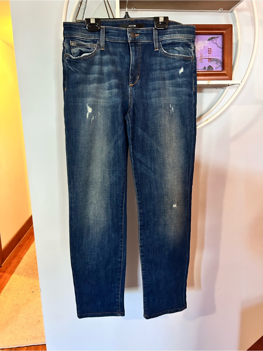 JOE’S Women’s 30 Denim Dark Blue Nellie Straight Leg Jeans